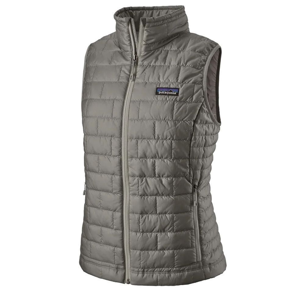 Patagonia Women's Nano Puff Vest Feather Gray Size XL Gently Used